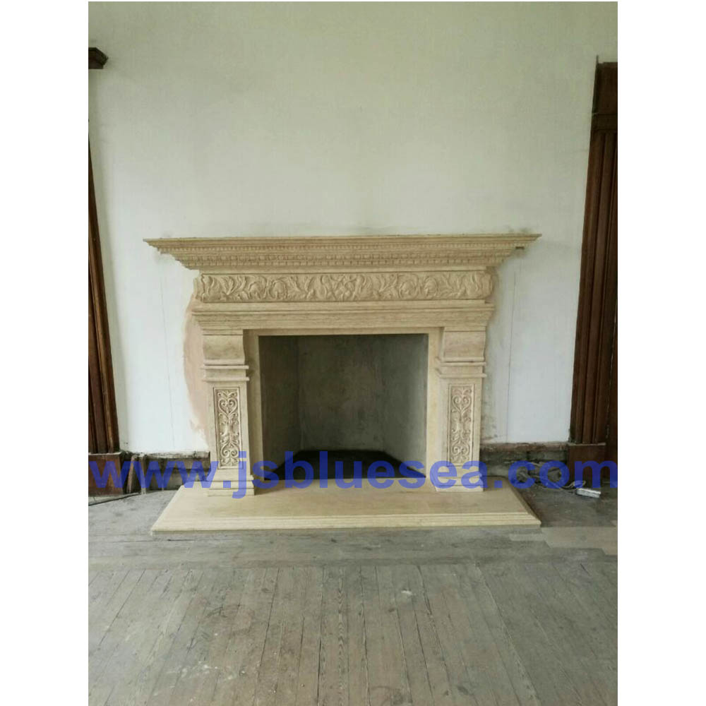 Castle Restore Marble Fireplace Project in UK