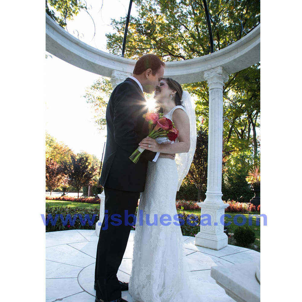 Wedding White Marble Gazebo Project for US