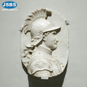 White Marble Wall Portrait, White Marble Wall Portrait