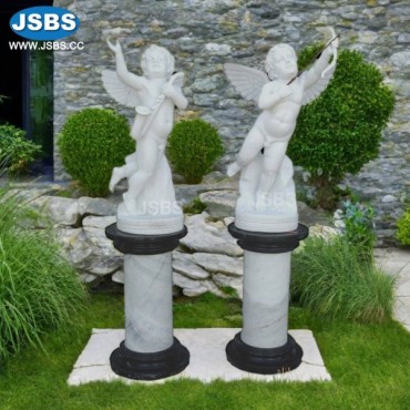 Cherub Angel Double Statues, JS-C017