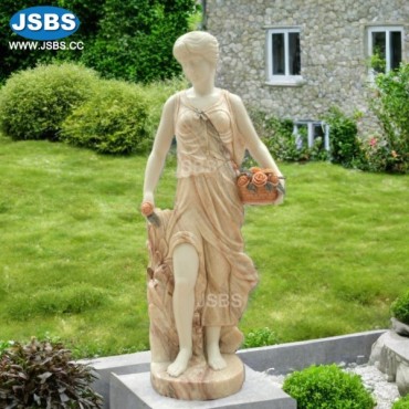 Lady with Flower Spring Statue, JS-C014A