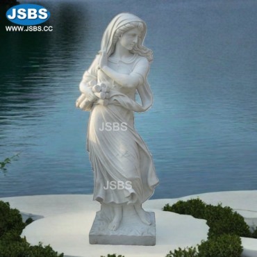 White Lady with firewood Statue, JS-C006A