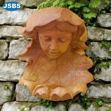 Marble Girl Head Wall Basin, Marble Girl Head Wall Basin