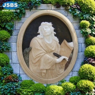 Marble Oval Portrait Relief, JS-OM026
